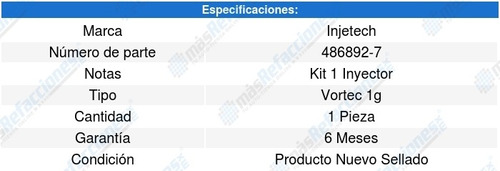 Repuesto Inyector Combustible Astro 6cil 4.3l 92-95 8249102 Foto 2