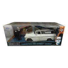 Frankenstein Y Chevrolet Suburban, Escala 1/24, Jada, 19cms.