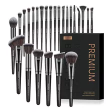 Set 20 Brochas De Maquillaje Profesionales Alta Calidad