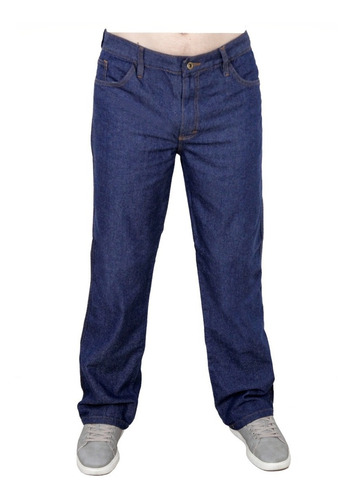 Calça Jeans Masculina Reforçada Básica Trabalho Rural