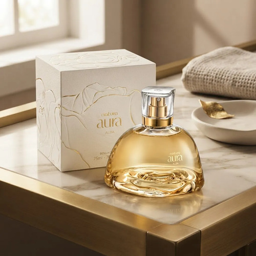 Eau De Parfum Feminino Aura Alba 75ml + Flaconete Oficial - foto 2