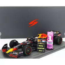 F1 Red Bull Rb18 Max Verstappen Bi Campeão 2022 Spark 1:18