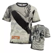 Camiseta Led Zeppelin I Other Side Estampa Digital 