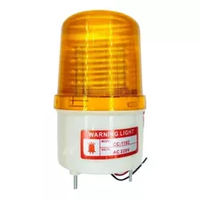 Baliza Led Destellante 220v Apernada Emergencia Amarillo