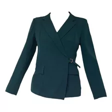 Blazer Formal De Oficina Turquesa