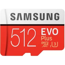Tarjeta De Memoria Samsung Mb-mc512ga/am Evo Plus Con Adaptador Sd 512gb