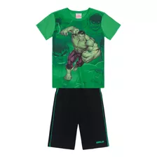 Conjunto Heróis Os Vingadores Infantil Menino Brandili