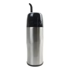 Matero Termo Anymate Metálico 350ml Travel Mate Color Negro