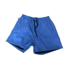 Short Deportivo Azul - Negro Sfn