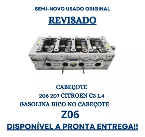 Cabecote Peugeot 207 C3 1.4 8v 2006 A 2012 Gasolina Revisado 2