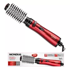 Escova Rotativa Mondial 3 Em 1 Tourmaline Ions Anti Frizz