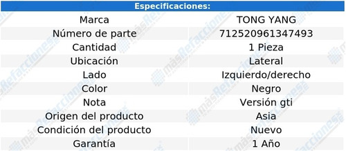 Estribo Izquierdo/derecho Lat Volkswagen Golf 15-17 Foto 2