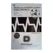 Eletrodo Ecg Descarpack - Curta E Longa Duração 50 Unidades