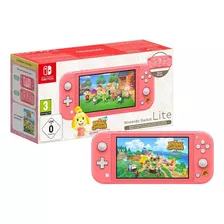 Consola Nintendo Switch Lite 5.5 32gb Animal Crossing Rosa