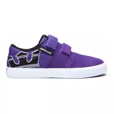 Tenis Supra Stacks Ii Vulc Purple Black White Junior