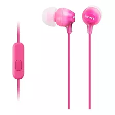 Audífonos Sony Ex Series Mdr-ex15ap - Color Rosa