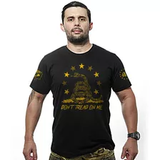 Camiseta Militar Don't Tread On Me Snake Team Six