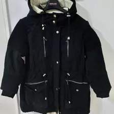 Campera De Gabardina Y Corderito