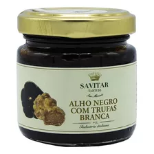 Alho Negro Com Trufas Branca Savitar Tartufi Italiano 100g