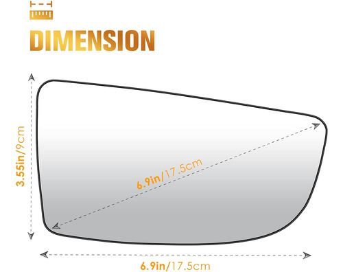 Espejo Retrovisor Inferior Con Calefaccin Lateral Derecho P Foto 7