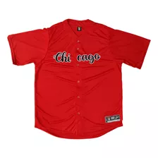 Camisa Baseball Masculina Plus Size M10 Dunk Chicago