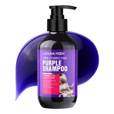 Champú Morado Corrector De Tono Para Cabello Rubio, Cabell.