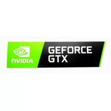 Sticker Original Nvidia Geforce Gtx 5.6 X 1.5cm