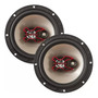 Bravox B3x60 X 6´´ Preto/prata Triaxial Auto Falante 6
