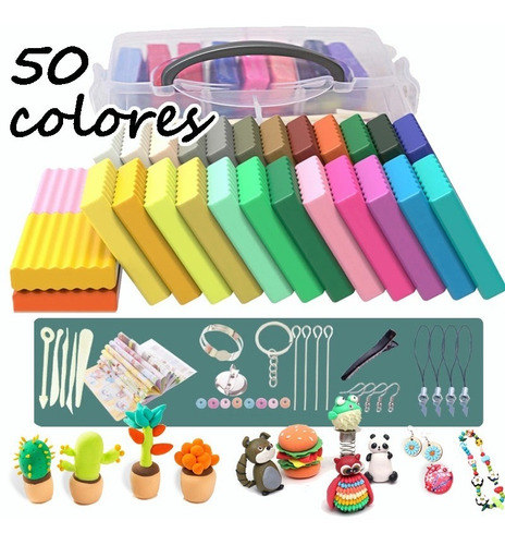 Plastilina De Masa De Arcilla Creativa Para Niños 50 Colores