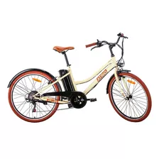 Bicicleta Elétrica Miami Aro 26 Retro 350w 7.8ah 6v Shimano 