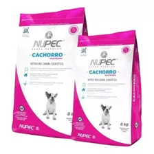 Combo 2 Costales Nupec Cachorro Razas Pequeñas 8kg Croqueta