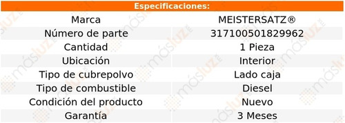 1- Cubre Polvo Lado Caja Int A6 V6 3.0l 12/16 Meistersatz Foto 2