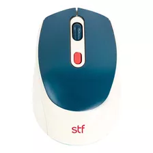Mouse Inalámbrico Óptico Stf Viva! Para Computadora Color Azul