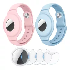 Vego - Pulsera Airtag Para Nios, Paquete De 2 Correas De Sil