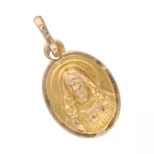 Medalla De 14k Oro Amarillo, Motivo Jesús 0.9 Gramos