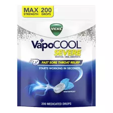 Vicks Vapocool Severe Menthol 200 Pastillas