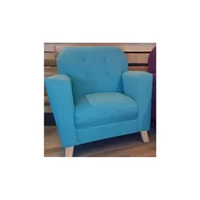 Butaca Sillon Tela Lavable Con Botones Alta Calidad Garantia