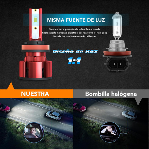 12000lm Kits De Faros Led De Luz Alta Y Baja Para Nissan Foto 7