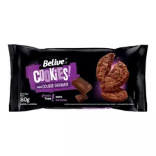 Cookies Double Chocolate Sem Glúten E Sem Lactose Belive 80g