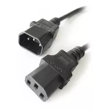 Cable De Poder 220v 1,8m. Tripolar Macho/hembra (ups)