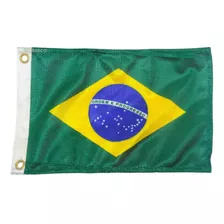 Bandeira Brasil Universal Barcos Lancha Antena Mastro 22x33