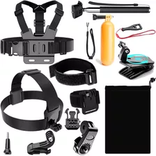 14 Kit Para Gopro Go Pro Accesorios Camara 4 5 6 7 8 9 10