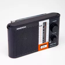 Radio Portátil Daewoo 4 Bandas Dwr12bk 110v/220v