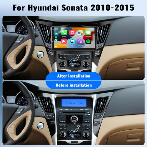 2g32g Para Hyundai Sonata 2010-2015 Radio Android 11 Estreo Foto 2