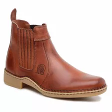 60% Off - Bota Botina Masculina Couro Country Texana Rodeio