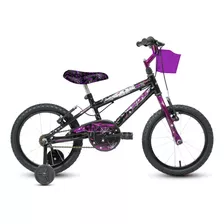 Bicicleta Infantil Aro 16 Feminina Wandinha Boneca C Rodinha
