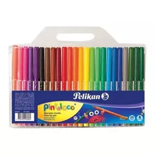 Marcador Pelikan Pintaloco Junior X 24 Colores