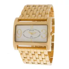 Relogio Backer Dourado Feminino Com Semijóia 36190044 Br