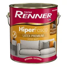 Tinta De Látex Hipermate De Alta Calidad, 3,6 Litros, Color Blanco Renner