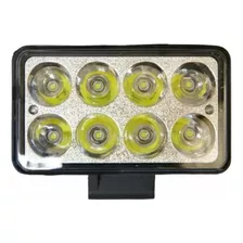 Luz Faro Led Auxiliar 4 6led Bajo Consumo 12/24v Auto Moto